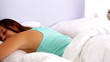 Pretty woman asleep