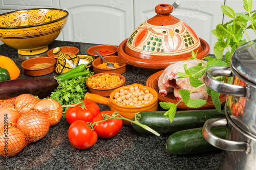 Photo: Tajine ingredients Tajine ingredients
