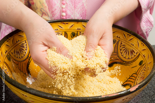 Photo: Cooking couscous Cooking couscous