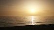 Loving couple running on the sea beach