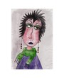 Illustration: Portrait of woman. Watercolours on paper Portrait of woman. Watercolours on paper