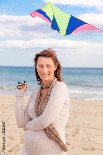 Photo: kite flying female kite flying female