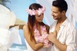 Exotic wedding and honeymoon