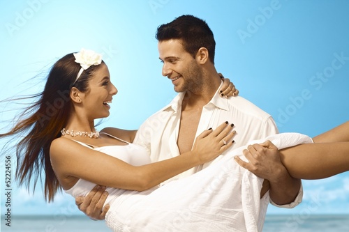 Photo: Exotic wedding happy couple Exotic wedding happy couple