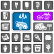ice cream squared icons