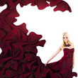 Women on a beautyful dress