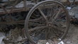 old rusty rickshaw tricycle in Jaipur, Rajasthan,India
