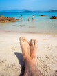 Plage Corse en famille