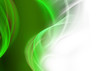 Illustration: Abstract bright green and white waves Abstract bright green and white waves