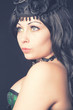 PORTRAIT JEUNE FEMME BURLESQUE CORSET