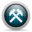 mining glossy icon