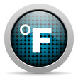 fahrenheit glossy icon