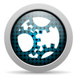 gears glossy icon