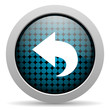 back glossy icon