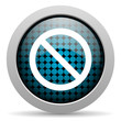 access denied glossy icon
