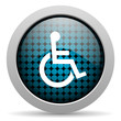 accessibility glossy icon