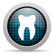tooth glossy icon