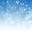 Christmas snowflakes background