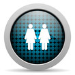couple glossy icon