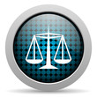 justice glossy icon