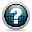 question mark glossy icon
