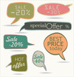 Sale speech bubble - retro design