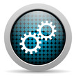 gears glossy icon