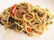 Pasta with pork and beans
