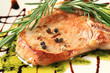 Pan-roasted pork chop