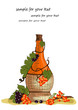 Vektor: Sanddorn Wein Illustration Sanddorn Wein Illustration