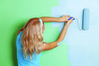 Photo: woman paint on wall woman paint on wall
