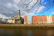 Dublin and The Liffey river