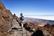 Hiker in the Mountain