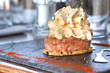 Photo: Tartare, saumon, poisson, cru, biscuit, crème, chorizo Tartare, saumon, poisson, cru, biscuit, crème, chorizo