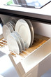 Vaisselle, assiettes, cuisine, meuble, rangement, design