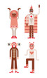 People in carnival costumes