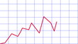 Line chart ascending: animated line graph