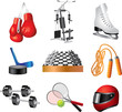 sport icons vector set