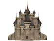 Castle, isolated on the white background
