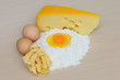 Photo: different healthy food different healthy food