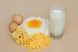 Photo: different healthy food different healthy food