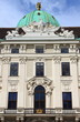 Facade of Hofburg Palace in Vienna, Austria