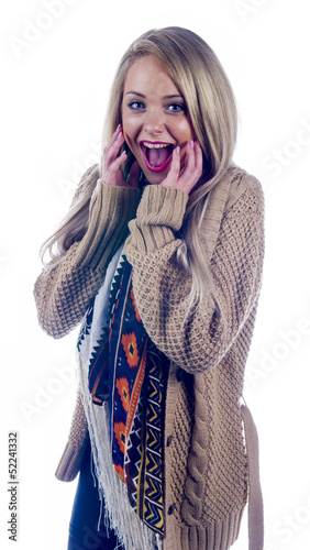 Photo: Happy blonde girl Happy blonde girl