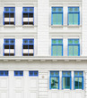 Retro windows with shutters