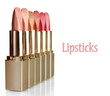 Beautiful lipsticks, isolated on white