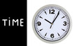 Round Office Clock Isolated On...