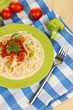 Tasty Spaghetti With Sauce And...