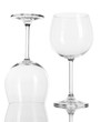 Two glasses isolated on white