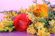 Beautiful flowers close-up