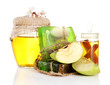 Hand made soap and ingredients for soap making, isolated